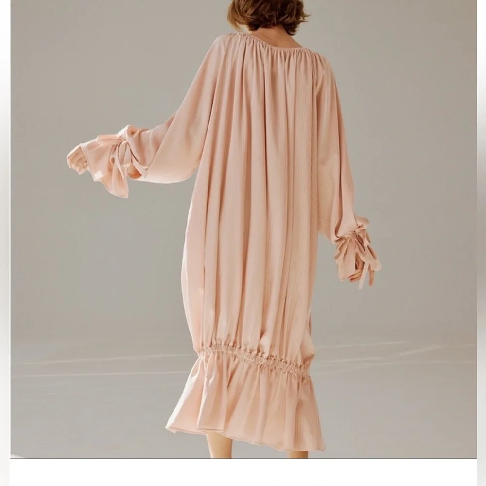 Nap Loungewear Lottie Tie Cuff Maxi Dress Womens Size Small - Picture 2 of 7